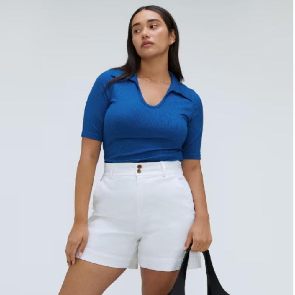 Everlane - The Super-Soft Short Sleeve Polo- NWT